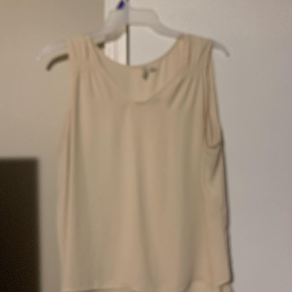 Cato Cream Sleeveless Tank Top